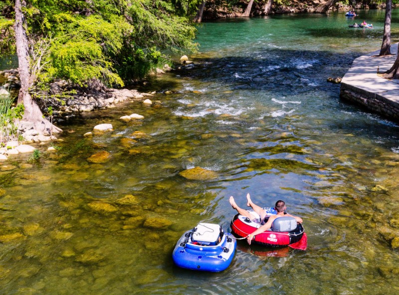 Floating the Guadalupe River