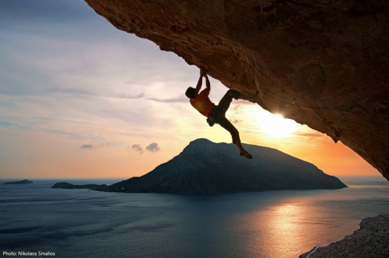 Rock climbing