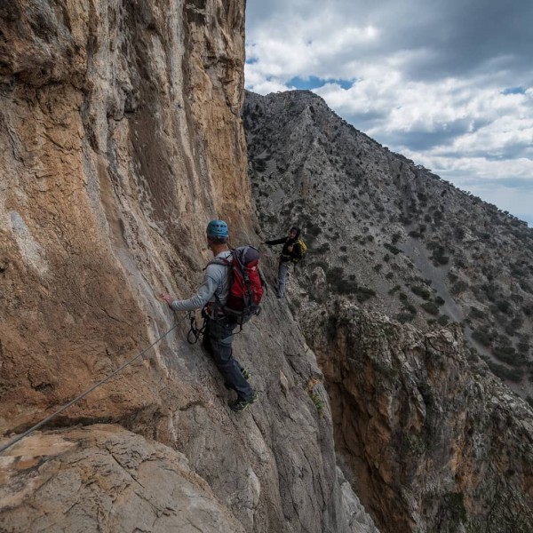 Rock climbing