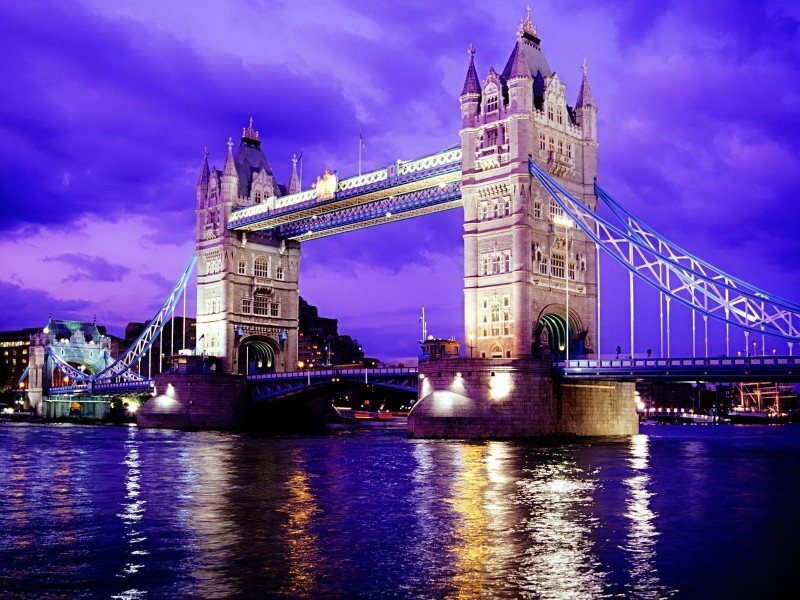 The Tower of London and Tower Bridge