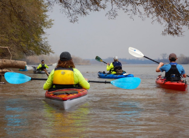 Overnight Paddle Trip On The Kansas River