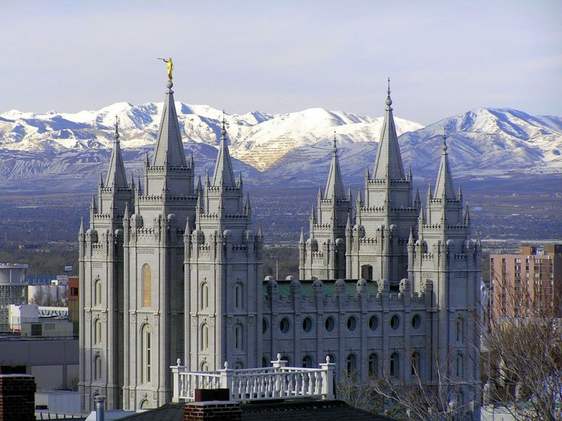 Salt Lake City and the Mormon Temple