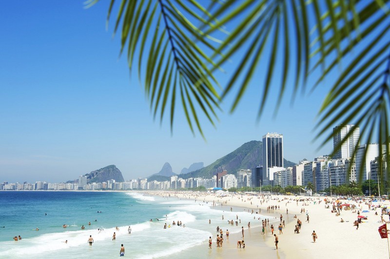 Sunbathe at Copacabana Beach