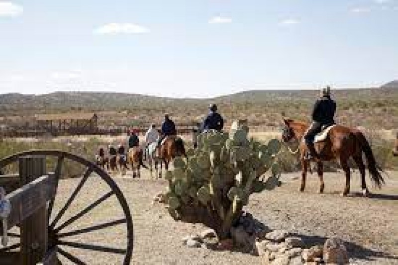 Staying on a dude ranch and riding off into the sunset