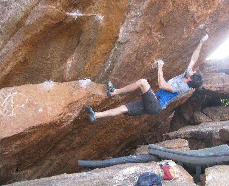 Rock Climbing at Badami