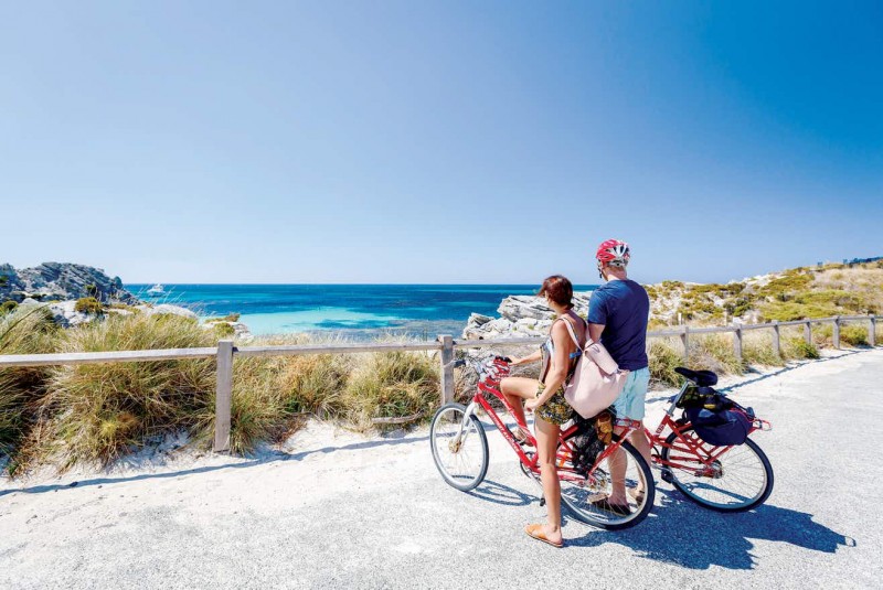 Experience Rottnest with Ferry & Bike Hire from Perth or Fremantle