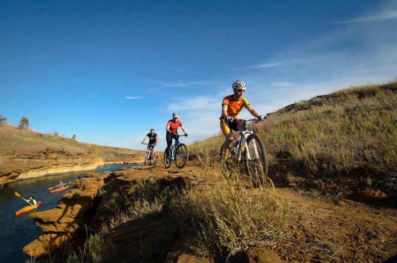 Mountain Bike At Switchgrass