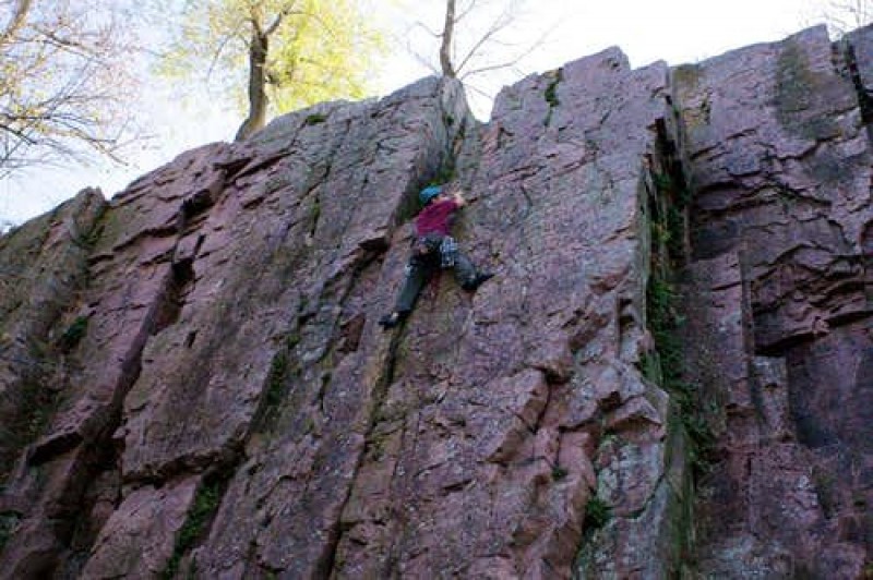 Climbing Palisades State Park